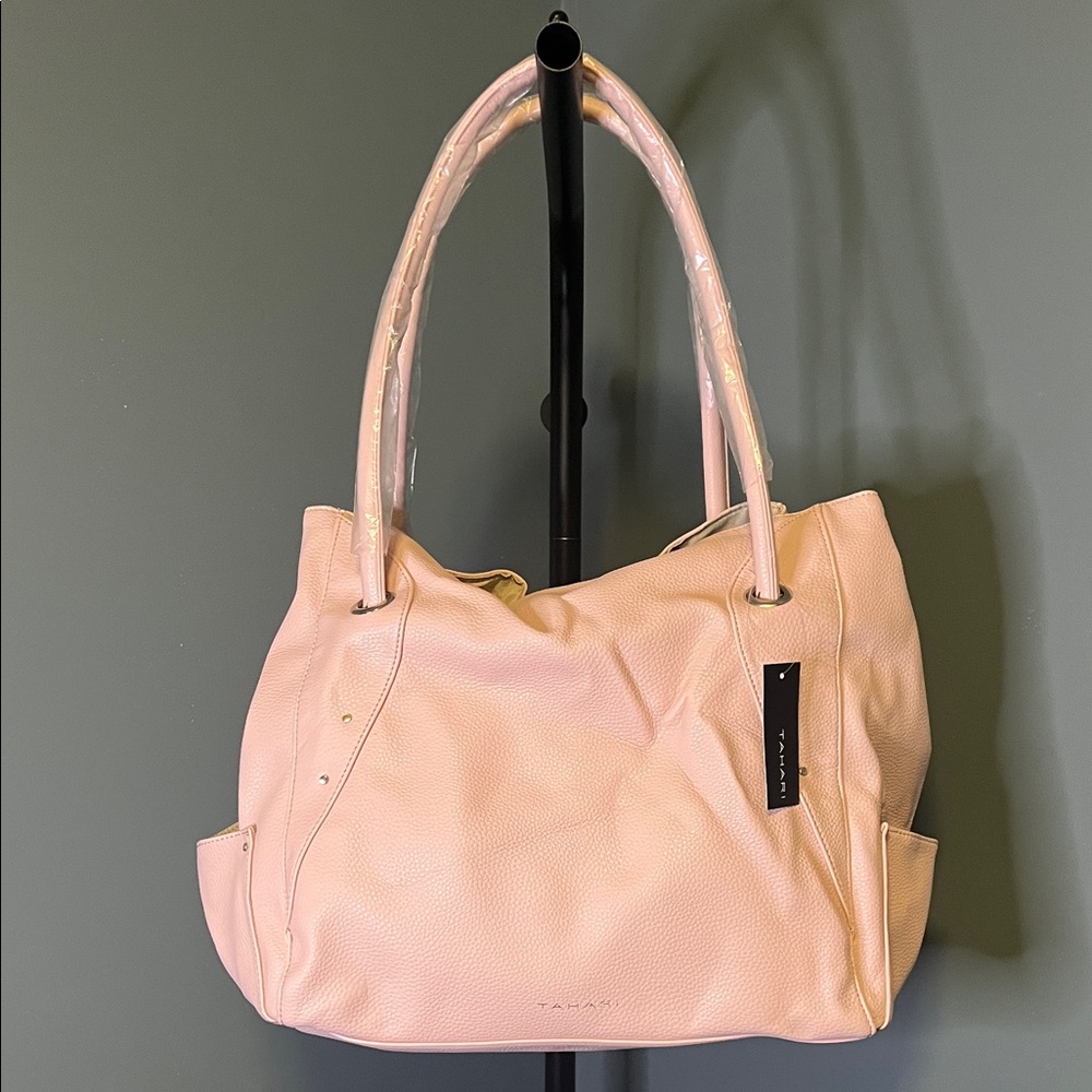 Tahari Light Pink Tote Bag